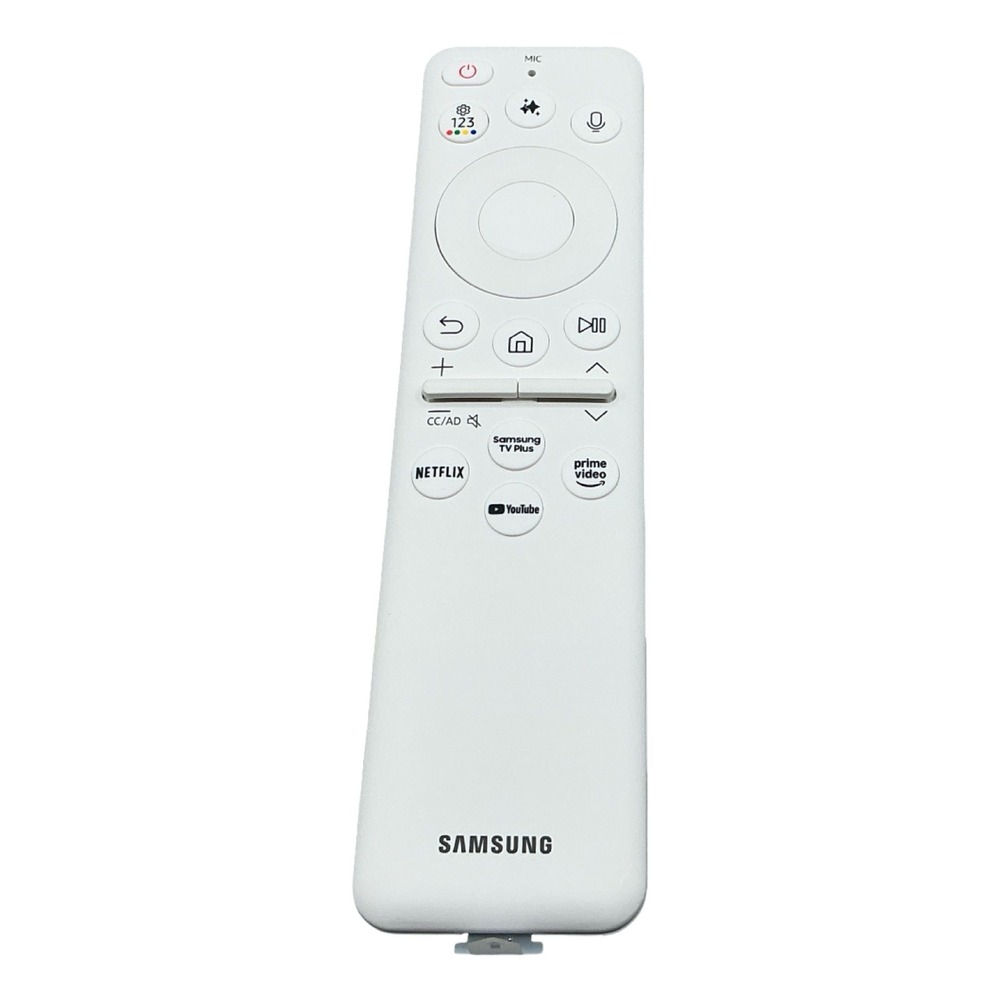 Samsung White SolarCell Remote Control BN59-01482A VG-TM2560 Smart TV Voice